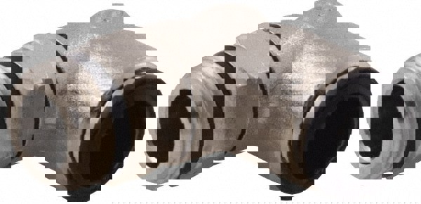 Push-To-Connect Tube to Universal Thread Tube Fitting: Swivel Elbow, 3/8